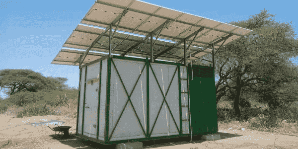 Inficold's first 5MT solar cold storage in Kenya