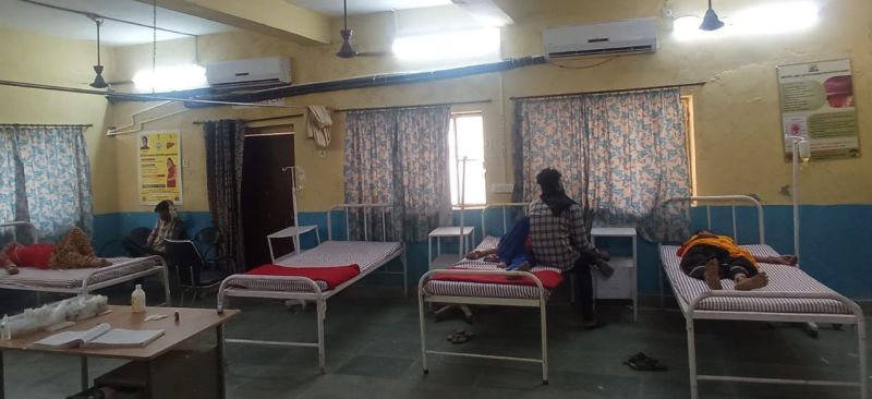 Inficold 5TR solar air conditioner solution in a maternity ward in Rajasthan