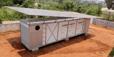 Inficold installed India's first multi chamber modular solar cold storage system